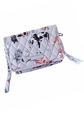 Vera Bradley "Best in Show" Dog Print RFID All-in-One Crossbody & Wristlet